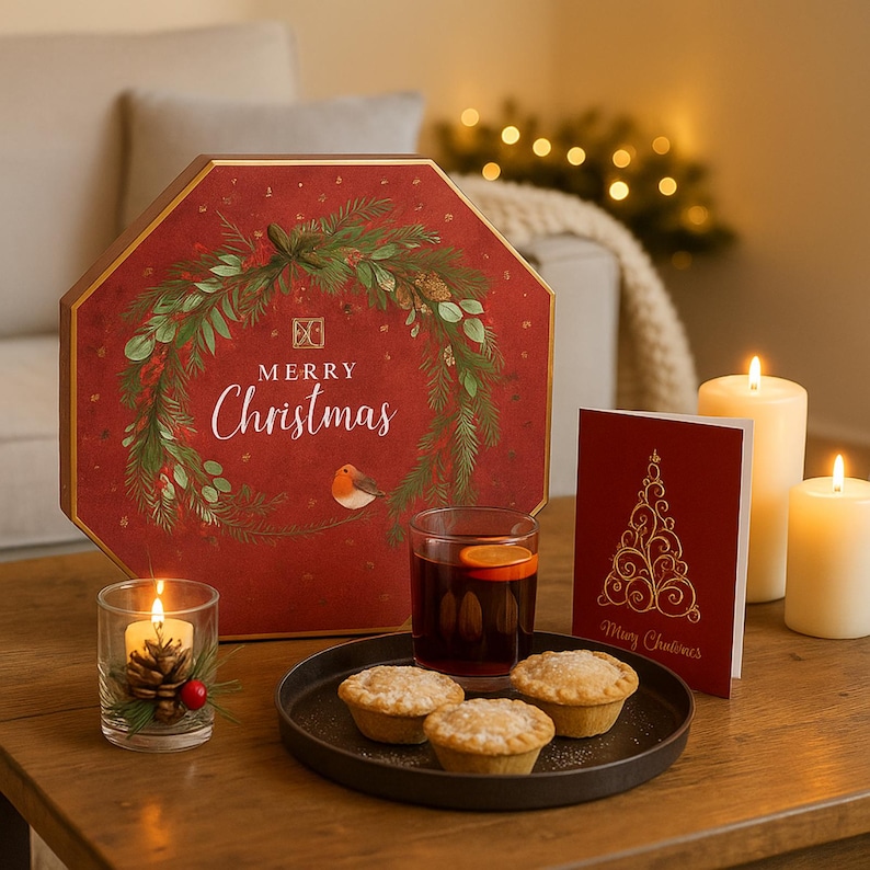 Calendrier De L'Avent Yankee Candle 2025 - 24 Bougies Parfumées + 1 Porte-bougie En Verre (parfums Noël)