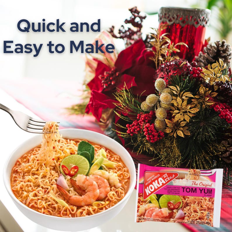Koka Noodles Advent Calendar 202412x85g Instant Noodles With Card Koka