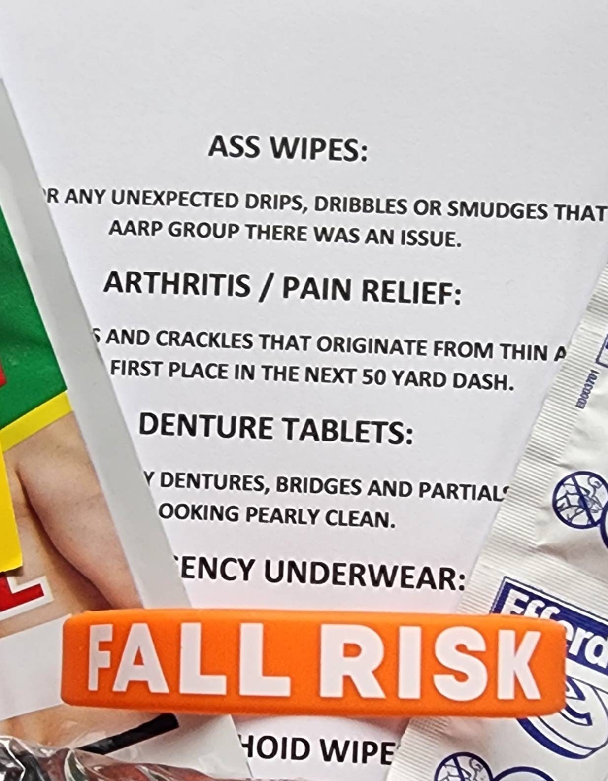 Senior Citizen Survival Kit Man Gift Birthday Over the Etsy