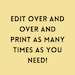 Prospect Research Profile Template, Printable Editable Donor Briefing ...
