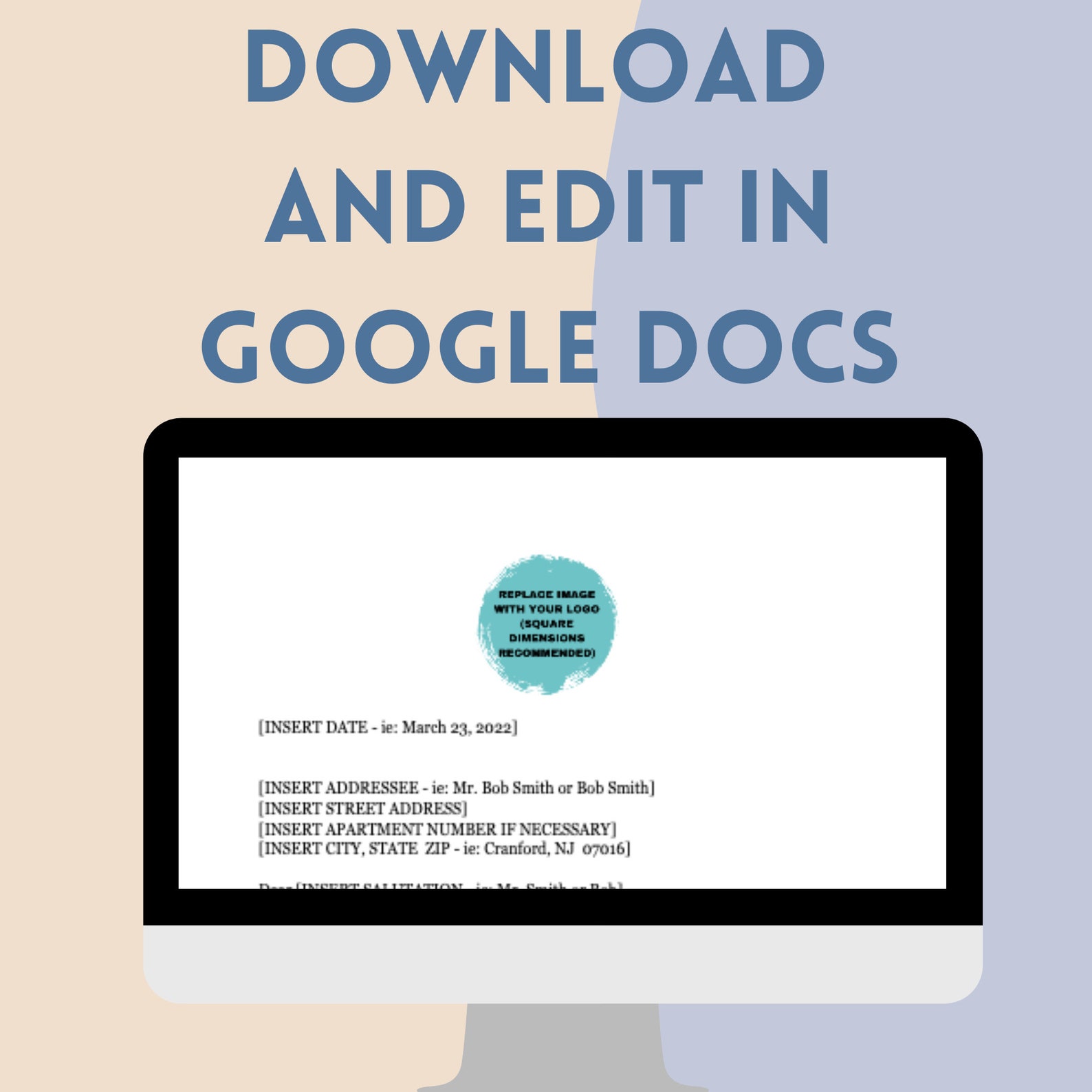 Pledge Reminder Letter Template Editable Non Profit Fundraising Letter ...