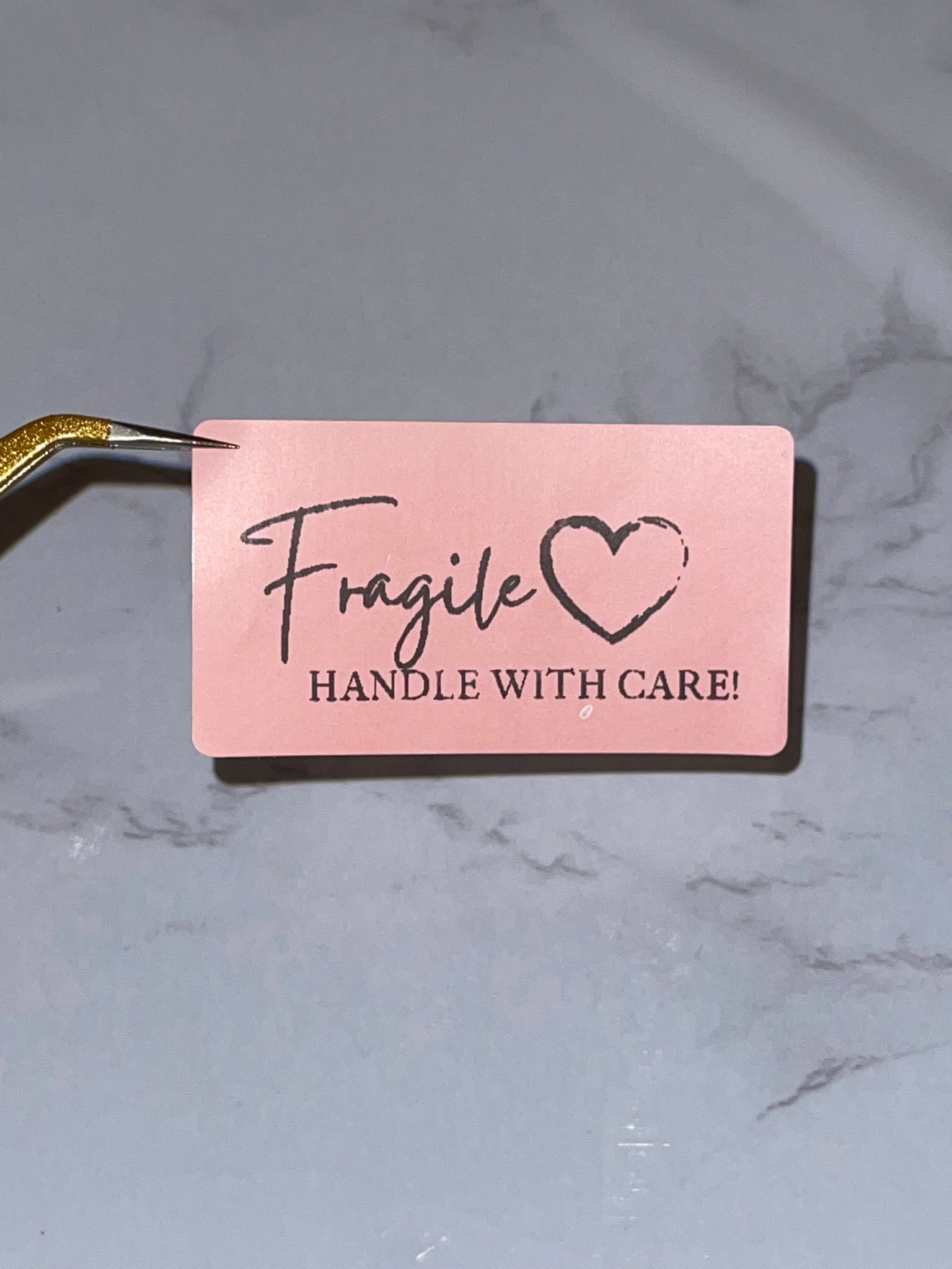 Cute Fragile Handle With Care Label Sticker / Packaging Etsy New Zealand