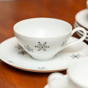 Rare Mid Century Modern ACI Fine China - &quot;Fantasy&quot; - Luncheon Set