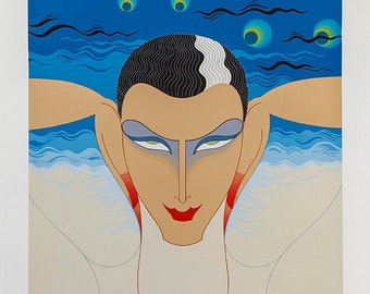 Original Erte “Mystere” Limited Edition Signed Numbered Serigraph Artist Proof (1980)
