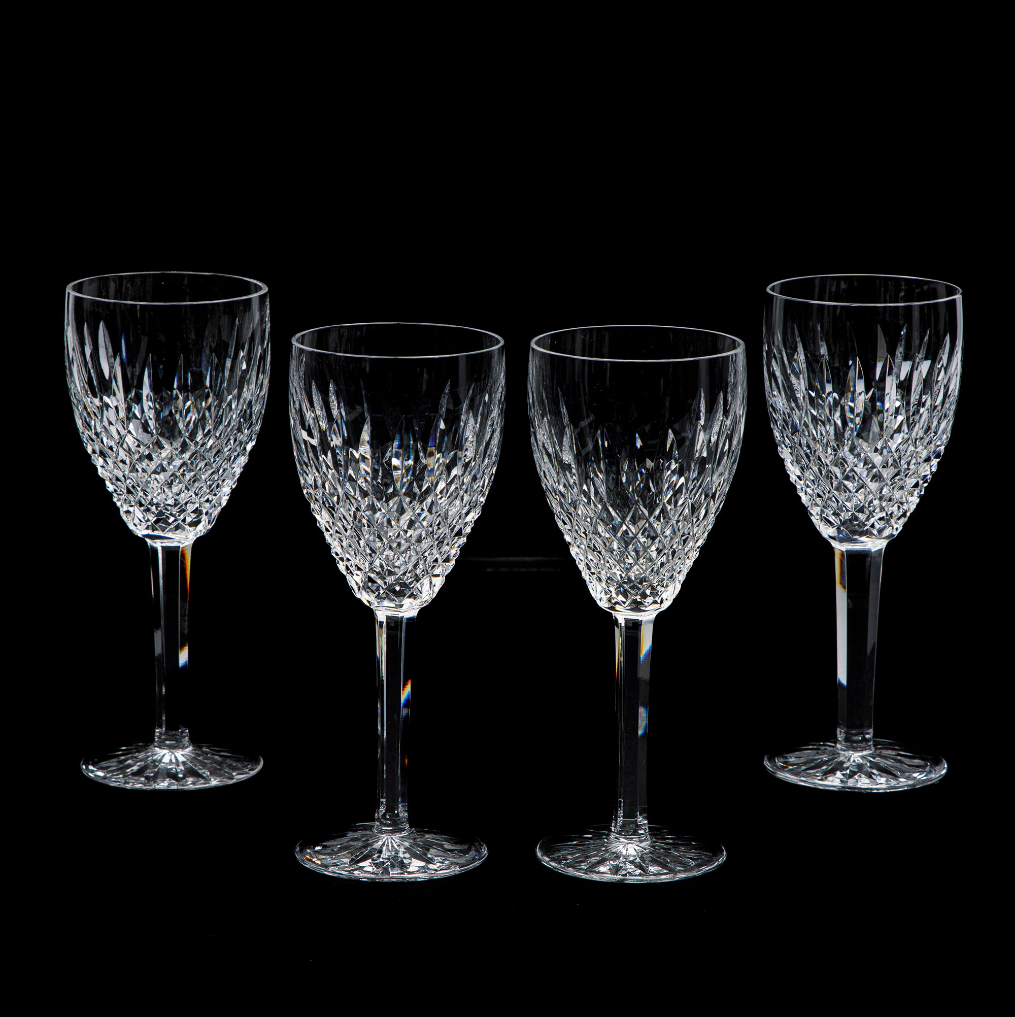 Irish Waterford Crystal CASTLETOWN White Wine Glasses Set of 8 (item  #1449214)