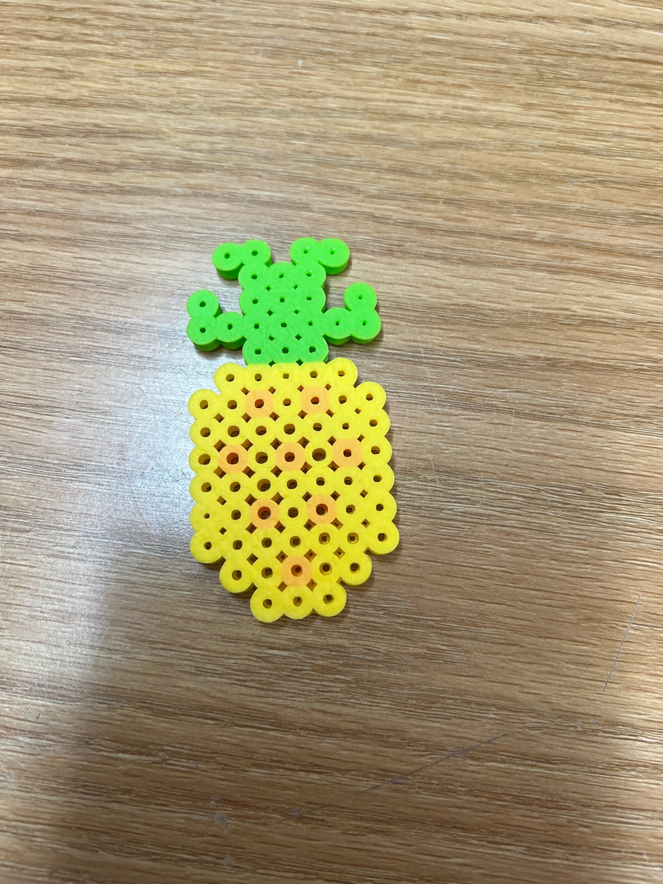 Pineapple Perler Bead Pattern WardaKatriel