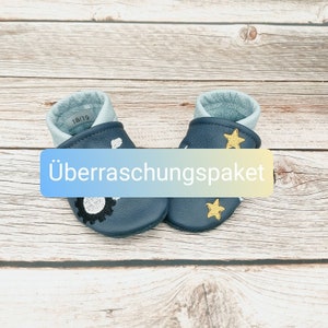 Organic leather slippers with name for baby and children (eco crawling shoes leather slippers) Indian bear gift birth baptism girl boy