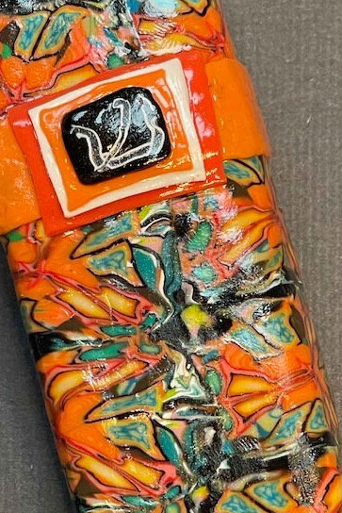 Mezuzah, Polymer Clay, Kaleidoscope Mezuzah Etsy