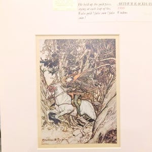 Arthur Rackham Undine 1909 Original Print