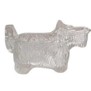 Vintage 1930's POST Cereal Premium Pressed Glass Scottie Dog Creamer No. 23