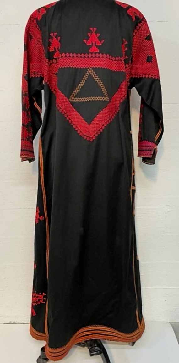 Antique Syrian Embroidered Women's Robe - image 8