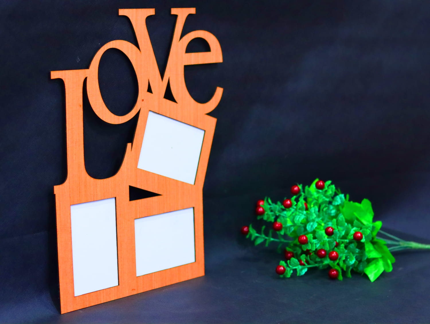 Love Photo Frame CDR File, SVG, DXF, Cnc Laser File, Laser Svg, Dxf