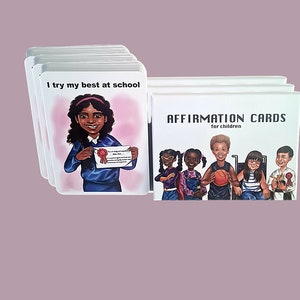 Kinder Affirmationskarten