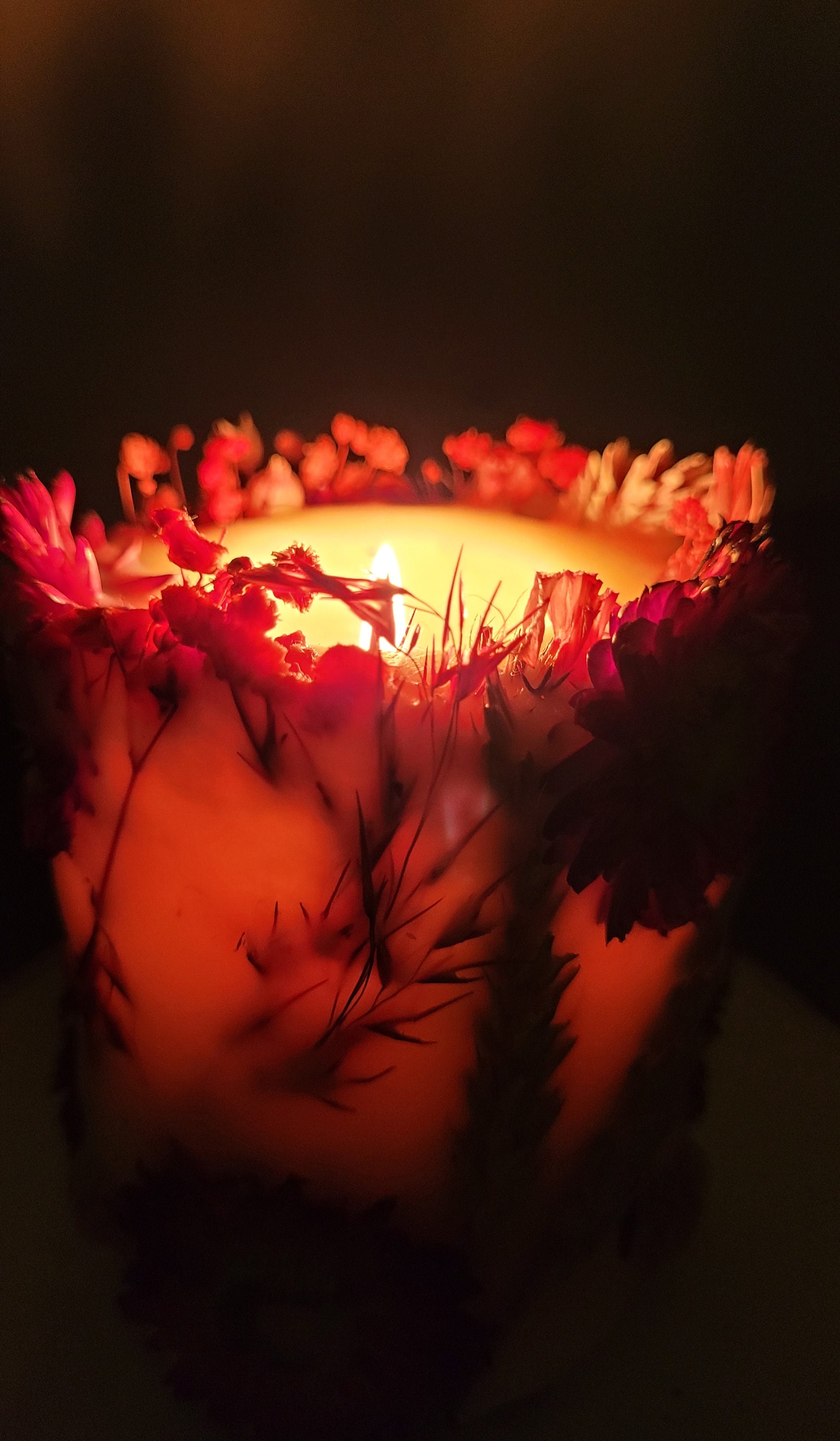 Andaluca - Fresh Peony Pillar Candle | Flower Mill