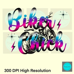 Biker Chick - Etsy