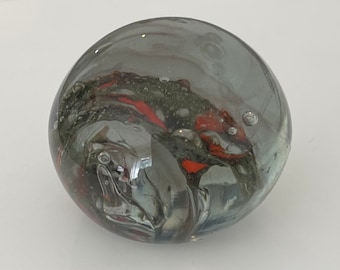 Art Glass Paperweight signed by artist