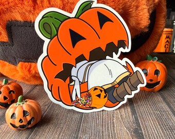Anime Mage Pumpkin Mimic Sticker