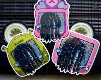 The Ring Cute Nostalgic TV Stickers