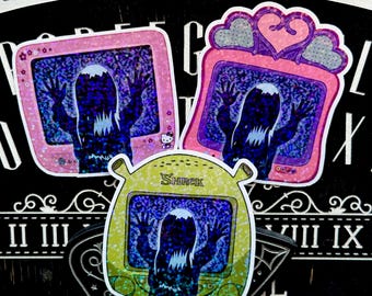 Poltergeist Cute Retro TV Stickers