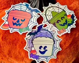 Halloween Bucket Stickers