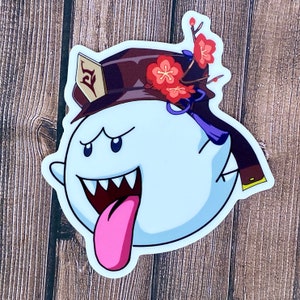 ♥ Boo Tao ♥ Hu Tao Ghost Sticker, Genshin Impact,  Sticker by Colchetos