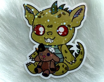 Chupacabra Cute Cryptid Sticker