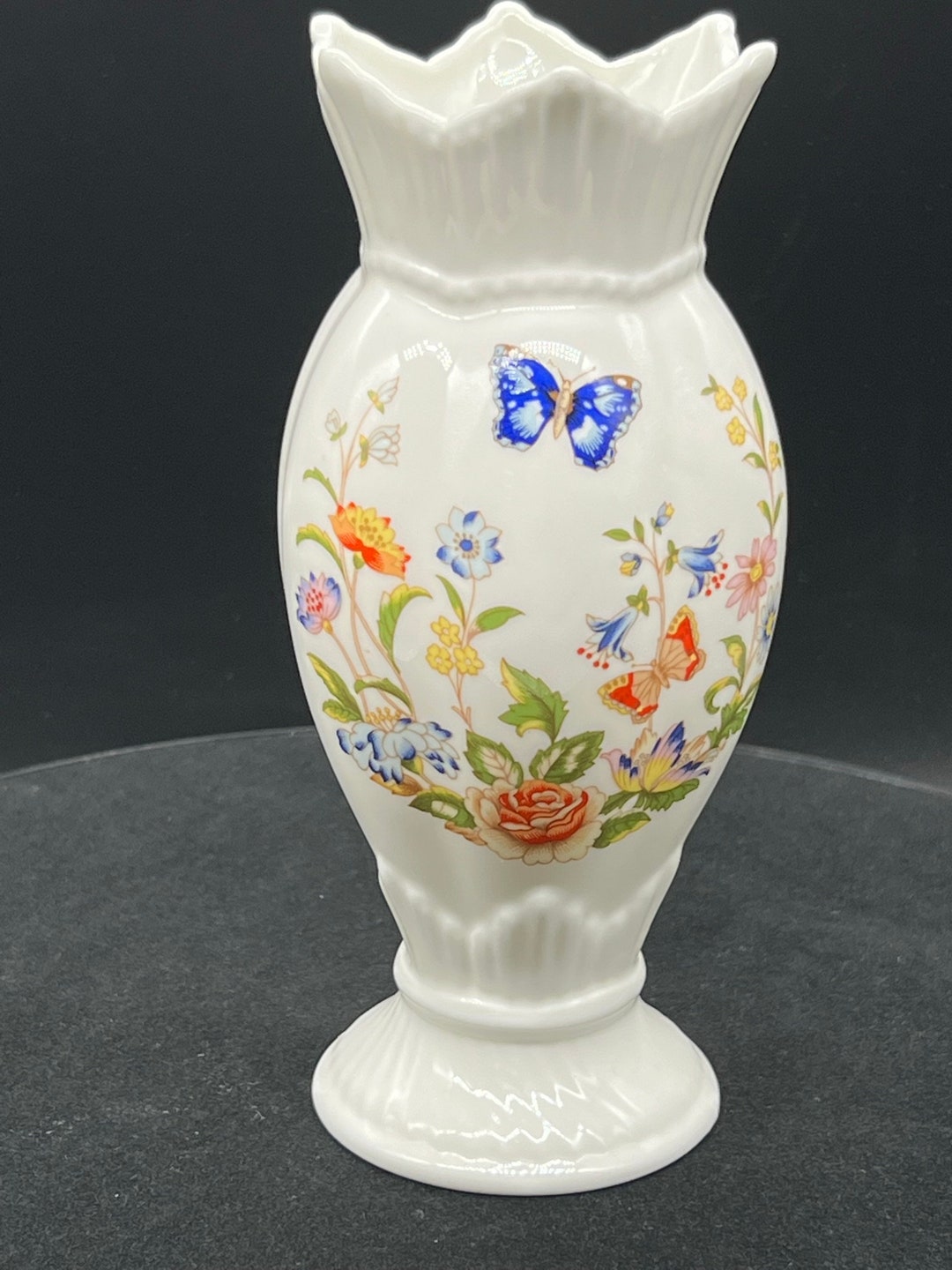 Elegant Aynsley Cottage Garden Vase Etsy