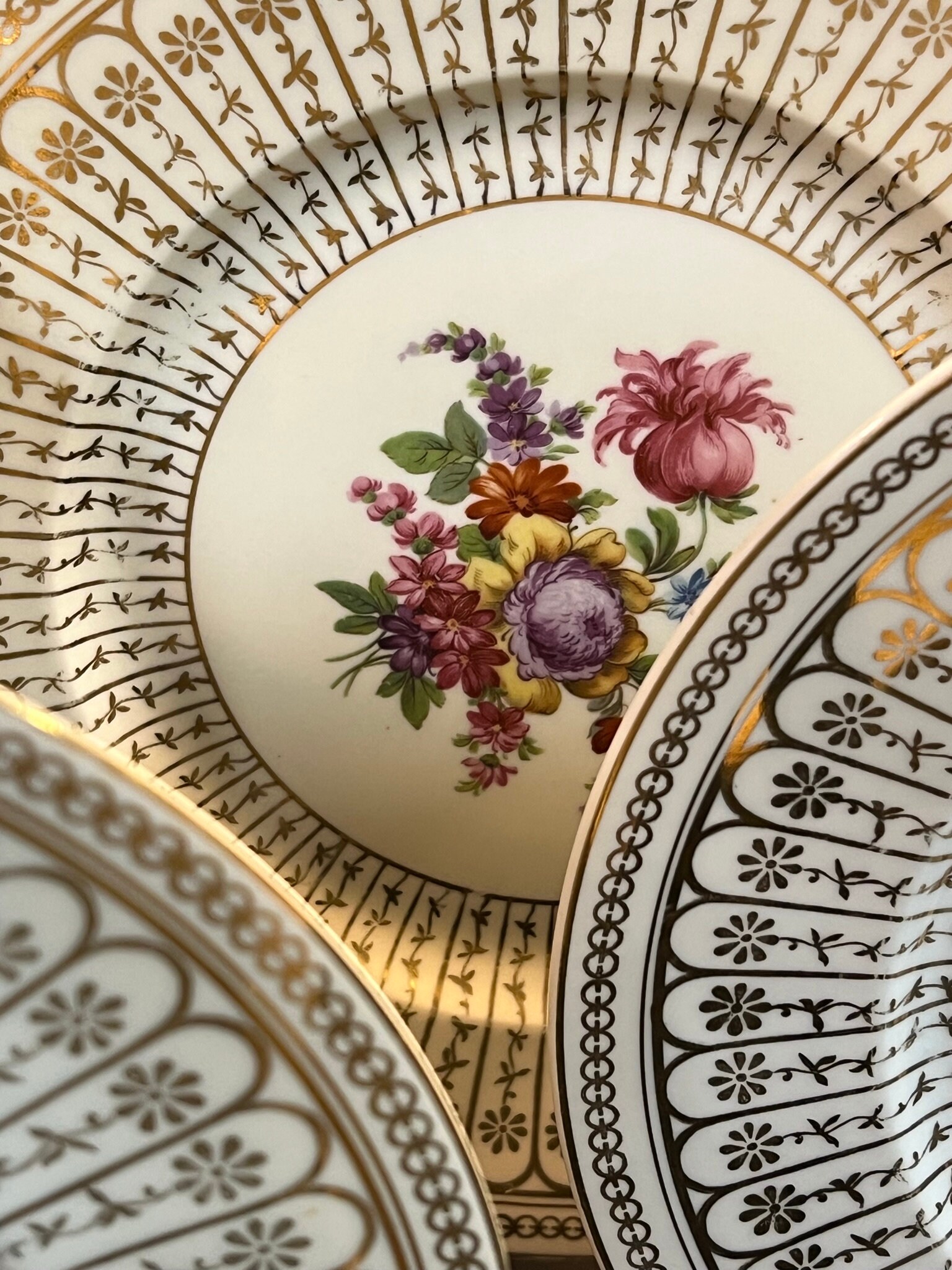 Antique 1857 Czechoslovakia Plates. Set of 8 Pieces. Etsy