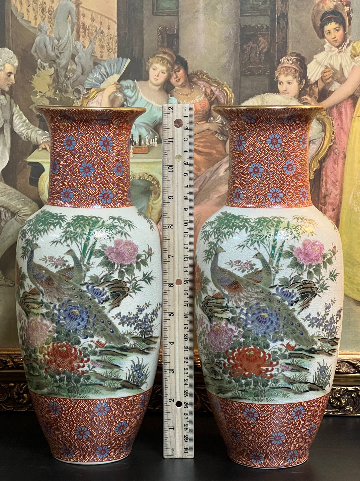 Pair of Toyo Japan Porcelain Vase. Etsy