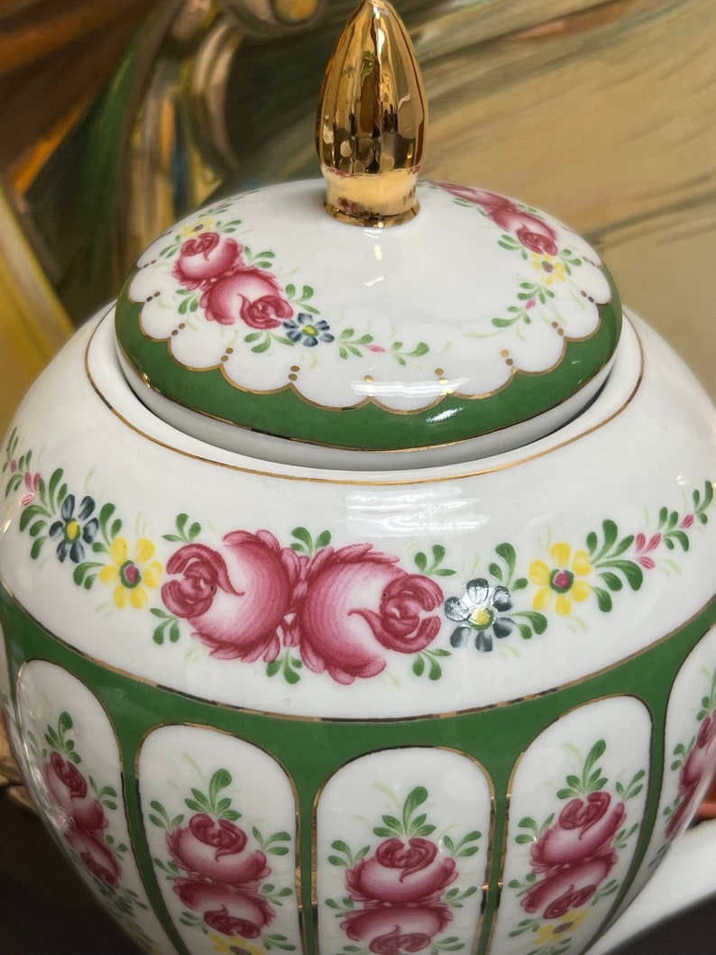 Sorelle Fine Porcelain Rose Tea Set Etsy