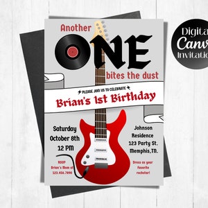 Another One Bites The Dust banner 16 inches |Rock n Roll 1st birthday Party  Notorious One Birthday Queen Theme First Birthday 90s Birthday