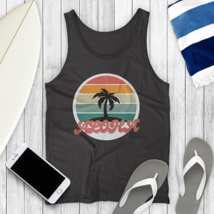 Aloha Tank Top, Retro Hawaiian Tank Top, Family Vacation Tank Top, Summertime Tee, Beach Lover Tank Top, Gift For Dad