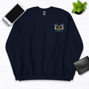 Embroidered Radiology Sweatshirt, Custom Radiologic Technologist Hoodie, X-Ray Technician Crewneck, Personalized Rad Tech Pullover Sweater