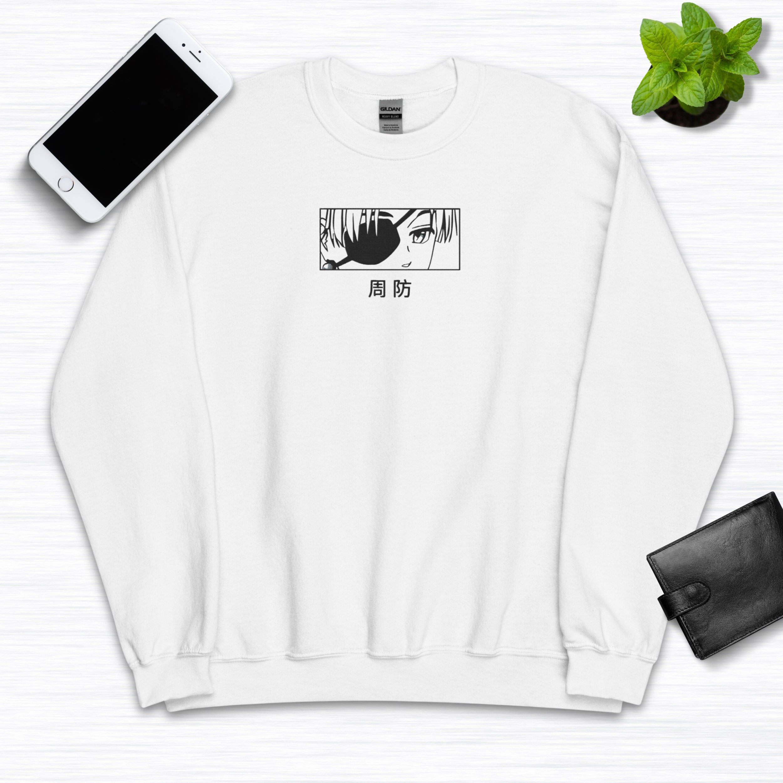 Embroidered Anime Eyes Sweatshirt Anime Delinquent Hoodie Manga Crewneck Cosplay Pullover Sweater Japanese Aesthetic Long Sleeve Etsy