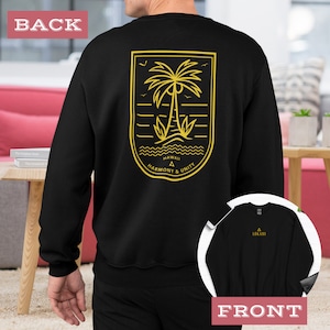 Embroidered Lokahi Sweatshirt, Kanaka Maoli Crewneck, Harmony & Unity Sweater, Hawaiian Language Long Sleeve, Gift For Pacific Islander