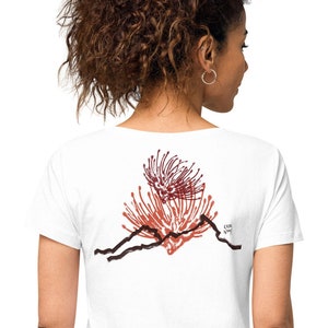 KAPANAMI ‘Ōhi‘a Lehua and Kīlauea V-neck T-shirt
