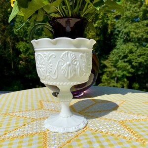 Vintage milk glass compote/planter/candy dish/**Free Shipping**