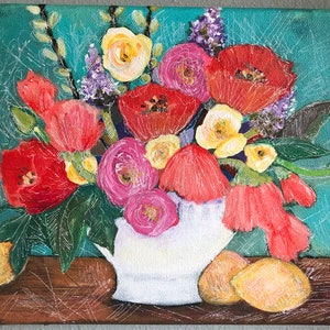 Summer Still Life with Lemons