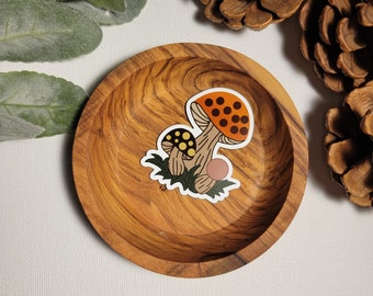 70s Mushroom Magnet | Retro Magnet | Fridge Magnet | Gifts for Her | CottageCore | Cute Retro Art | Gifts for Friends | Fun Gift |