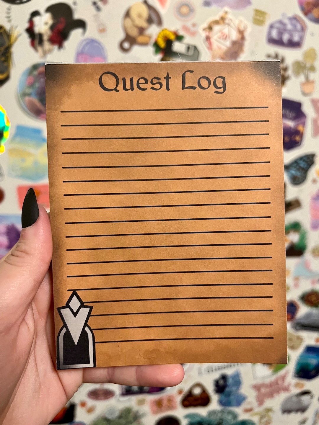 Quest Log Notepad Gamer Stationery Gifts for Friend Etsy
