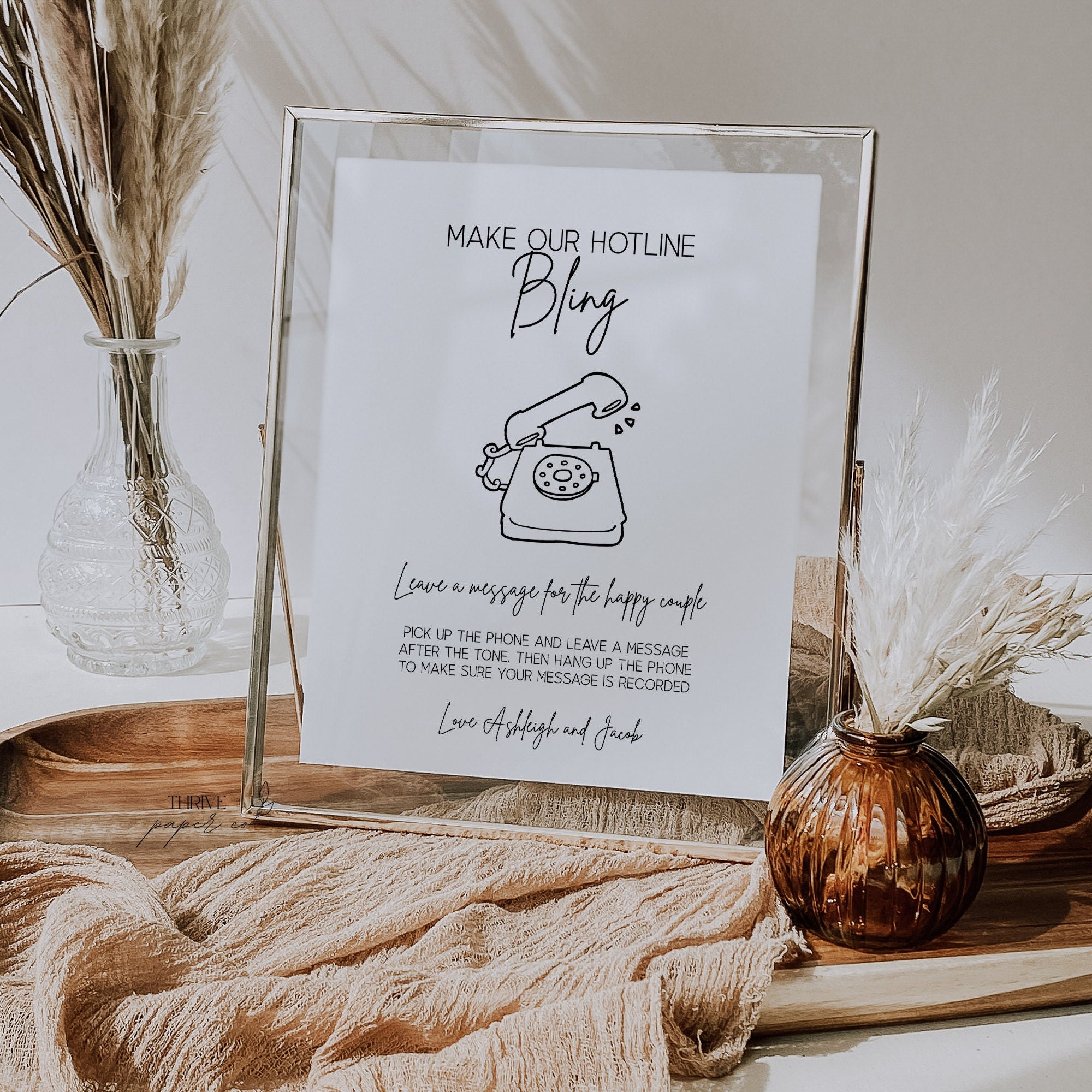 Hotline Bling Audio Guestbook Sign Phone Guestbook Sign Etsy