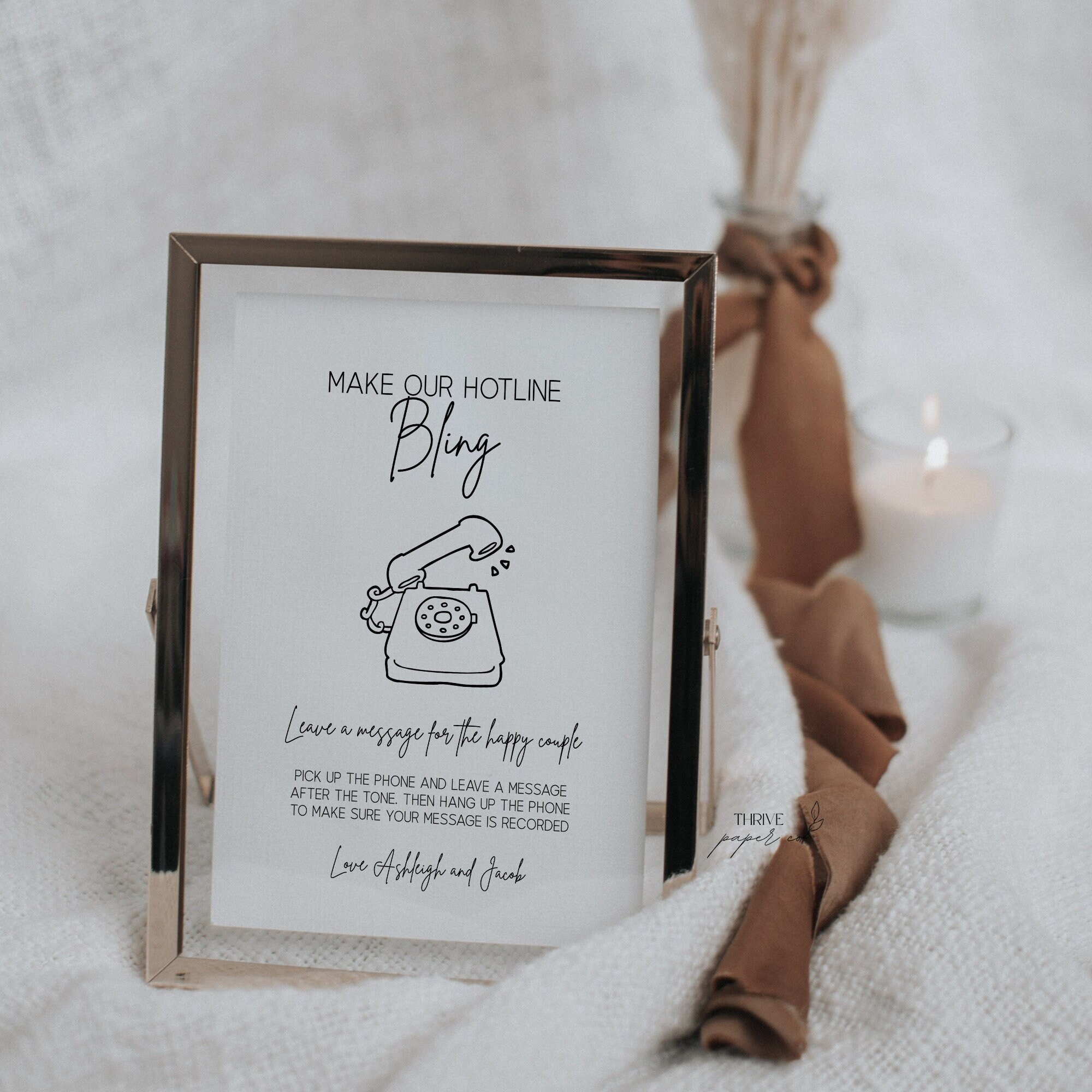 Hotline Bling Audio Guestbook Sign Phone Guestbook Sign Etsy