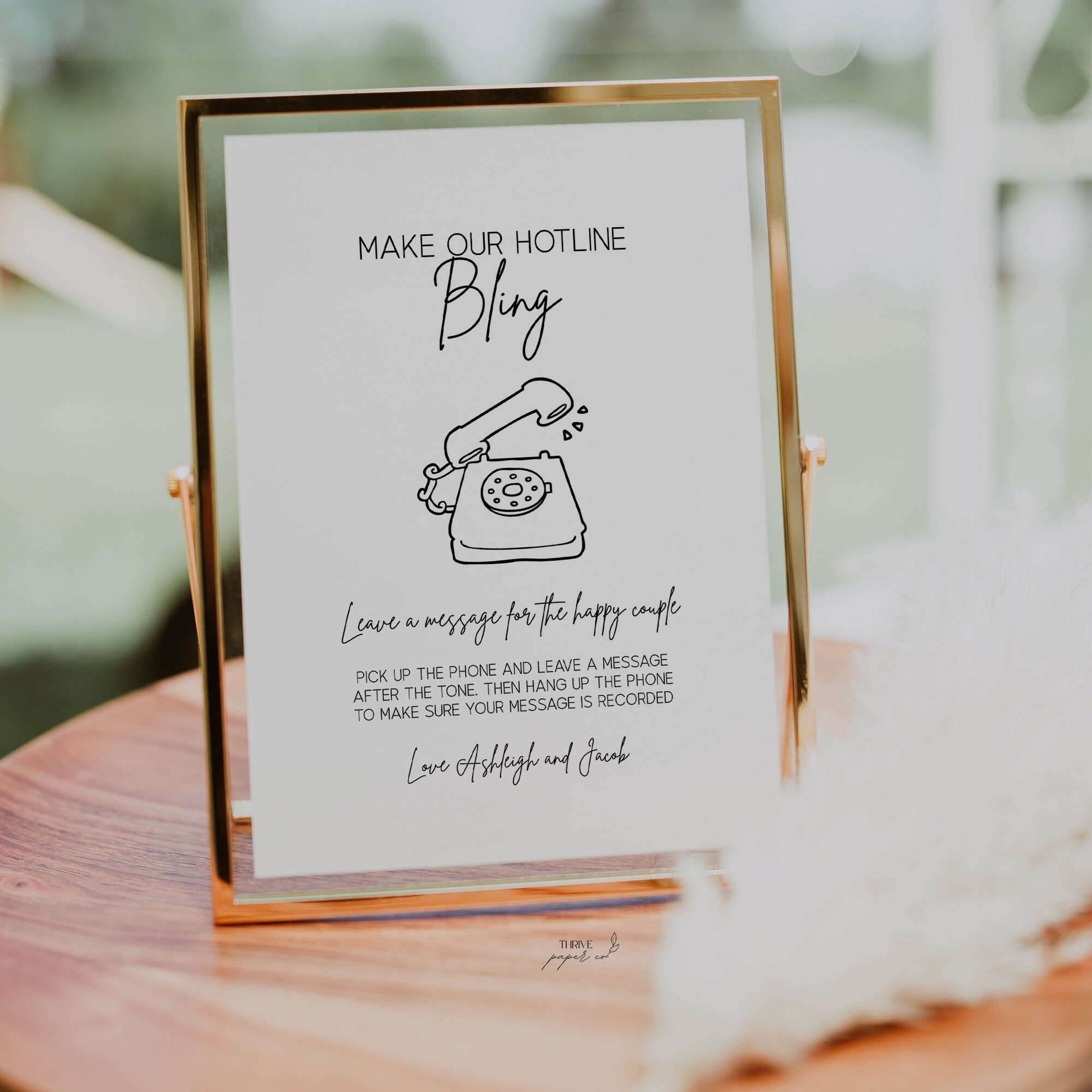 Hotline Bling Audio Guestbook Sign Phone Guestbook Sign Etsy