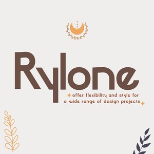 Geometric Font, Handmade Sans Font, Modern Sans Font, Minimalist Font, Procreate Font, Branding Font, Modern Trendy - Rylone Sans Serif