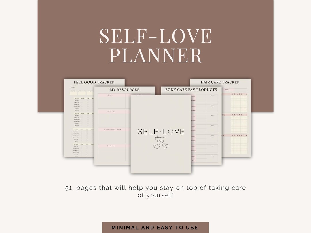 Self Care Planner - Digital Planner- Printable Planner - Self Care ...