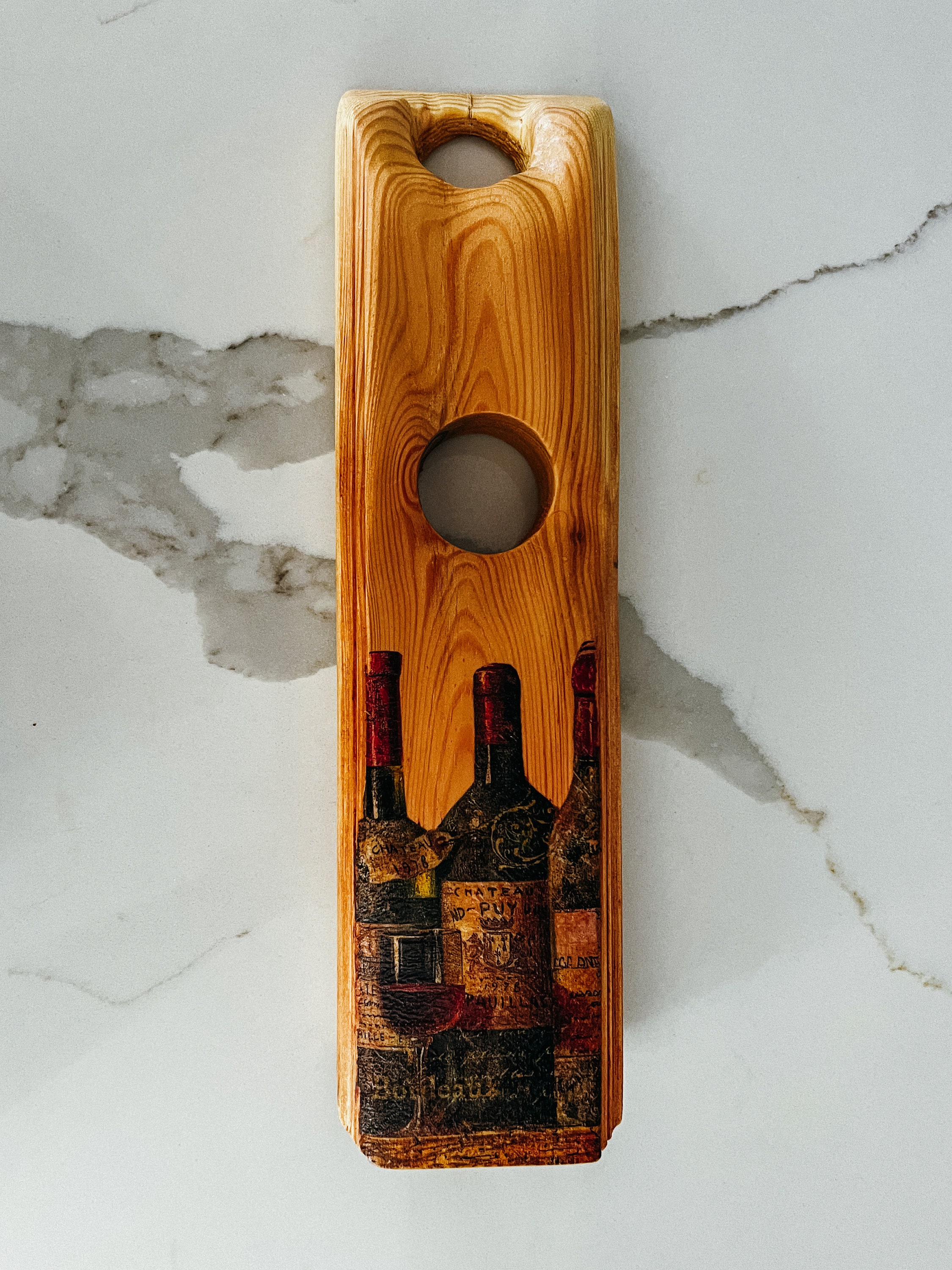 Floating Wine Bottle Holder Balancing Wine Bottle Display Etsy