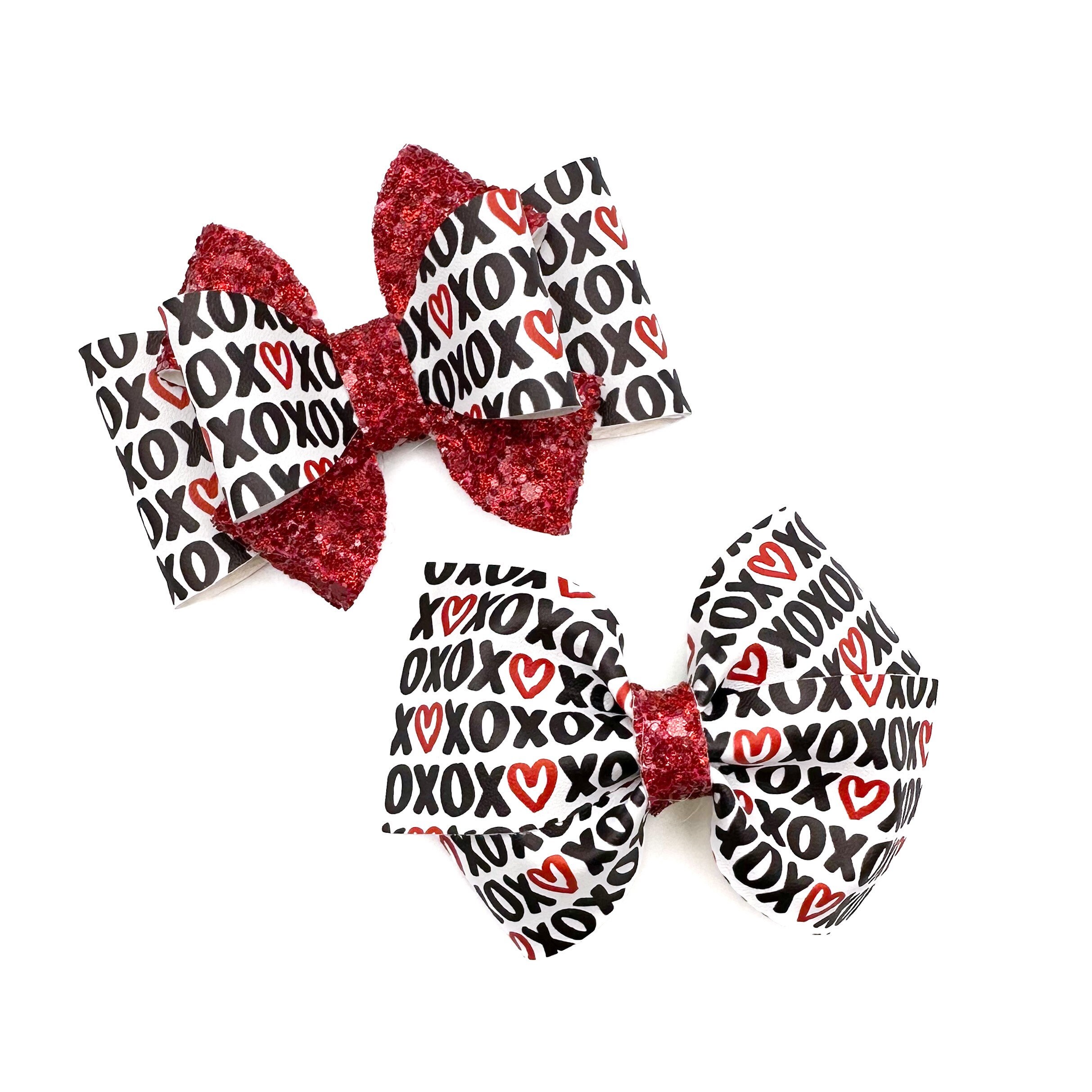 2 Herz-Haarspangen Mit Glitzer & Pailletten – Süße Valentinstags-Accessoires Für Mädchen & Frauen