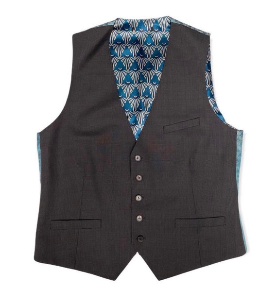 Ted Baker London Debonair Check Wool Waistcoat Ves