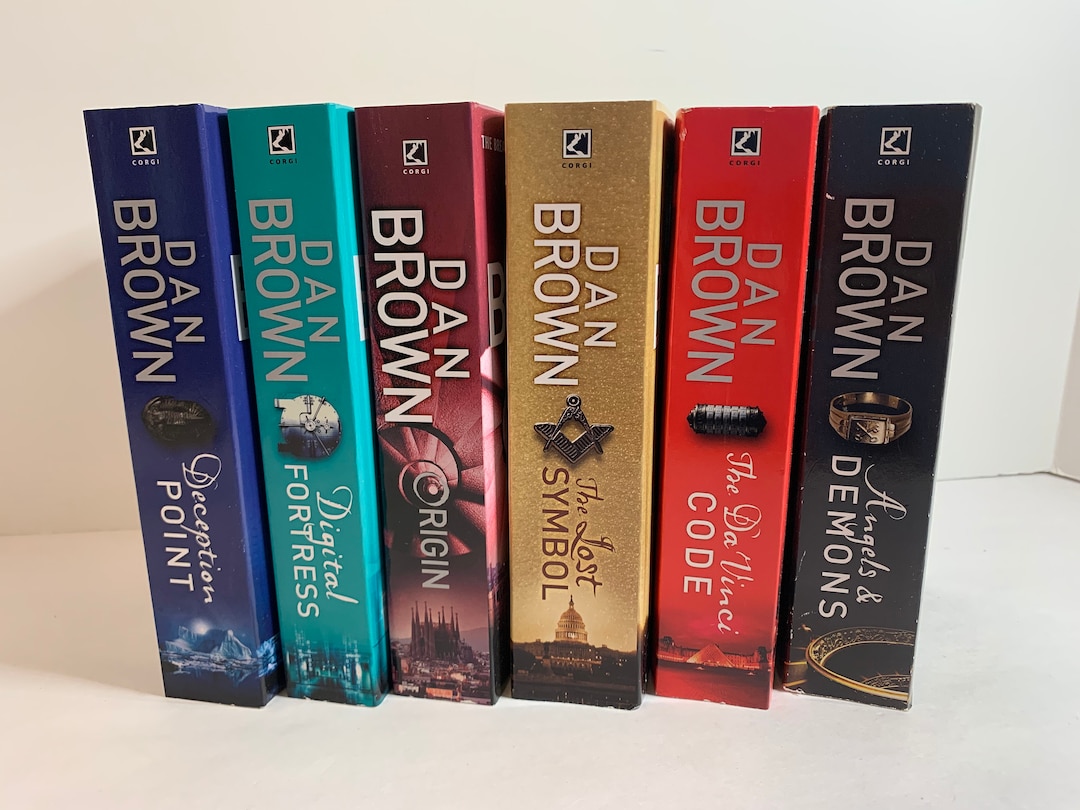 Dan Brown ROBERT LANGDON Series Lot of 6 Paperback Books Missing 1 Etsy