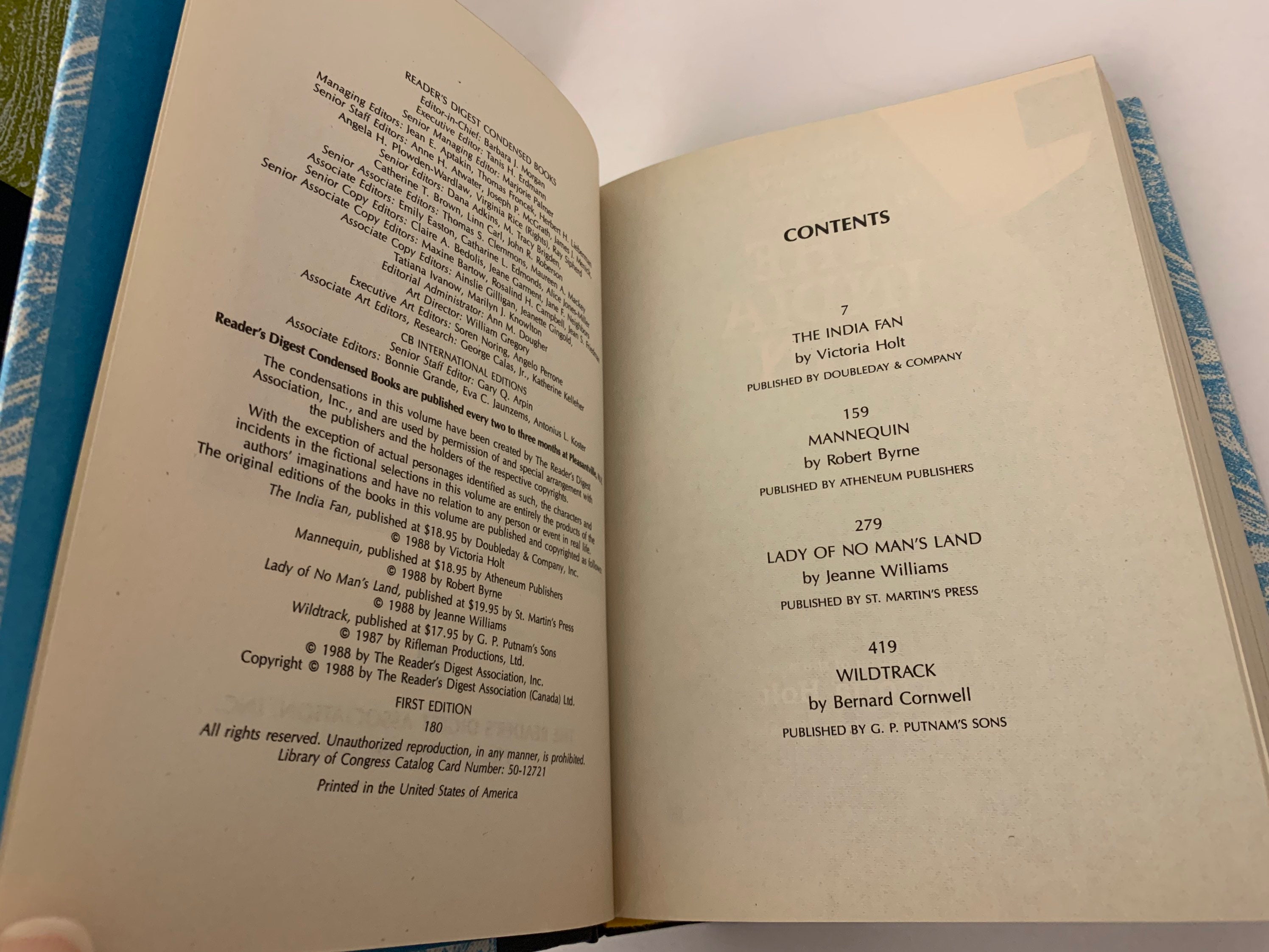 Readers Digest Condensed Book 1988 Volume 1-5 First Editions - Etsy